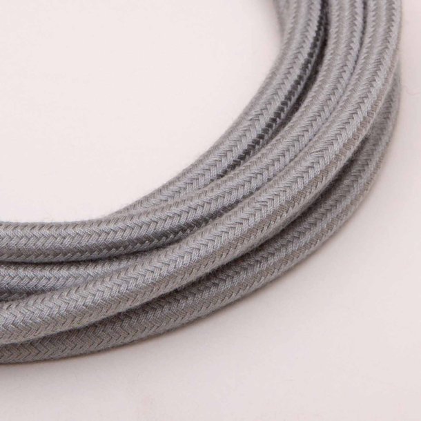 Dusty Dark grey cable per m.