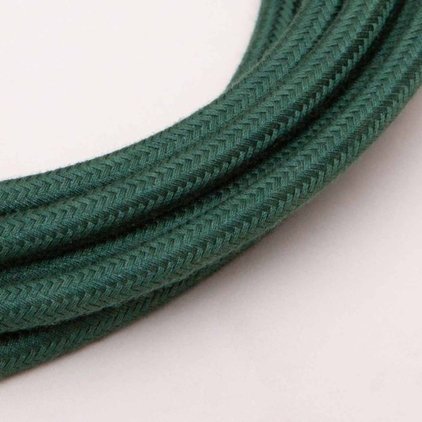 Dusty Dark green cable per m.