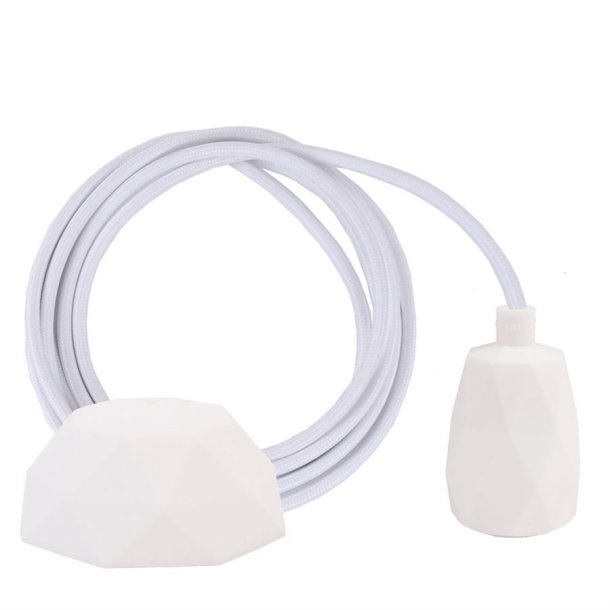 White cable 3 m. w/white Facet