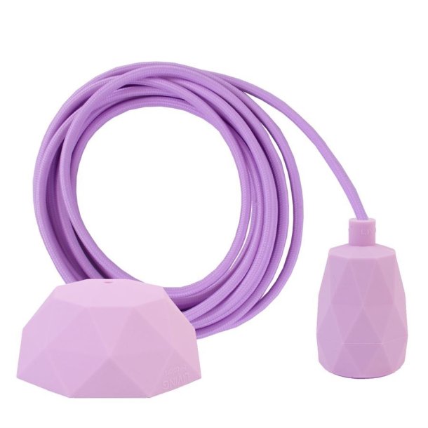 Lilac cable 3 m. w/lilac Facet