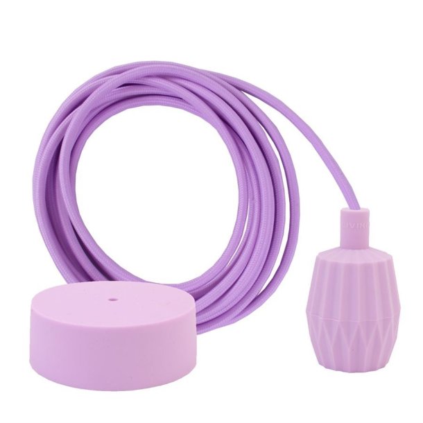 Lilac cable 3 m. w/lilac Plisse