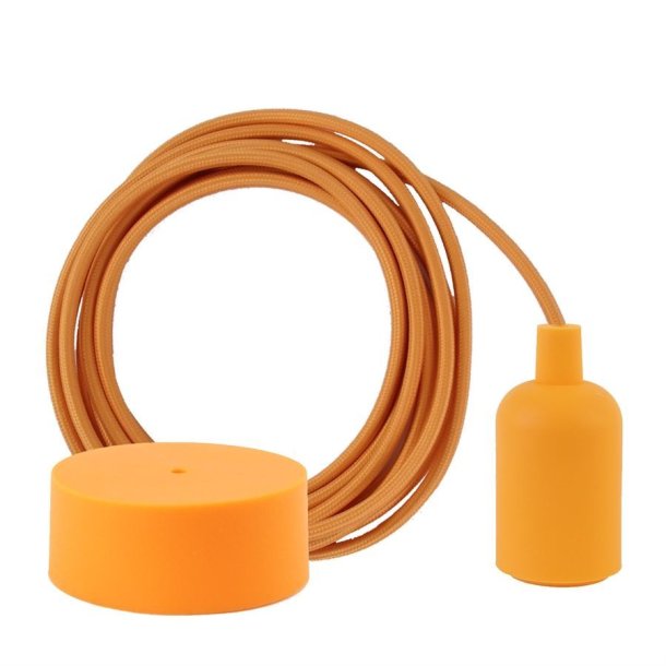 Pale orange cable 3 m. w/sunflower New