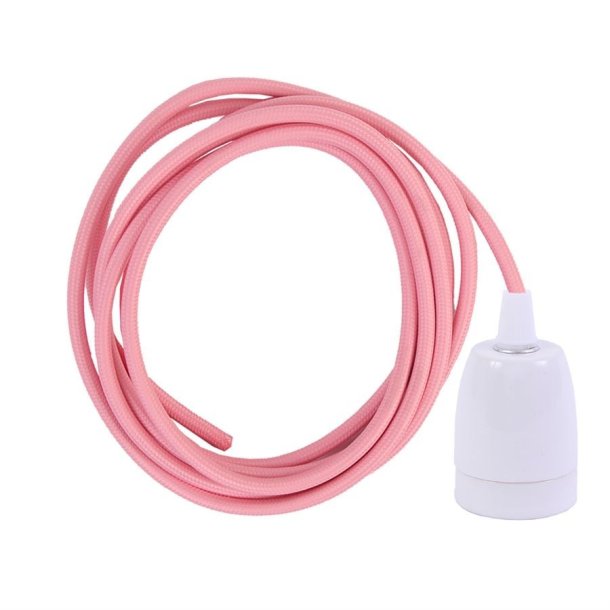 Salmon cable 3 m. w/white porcelain