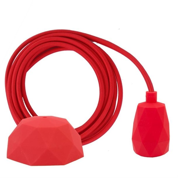 Red cable 3 m. w/red Facet