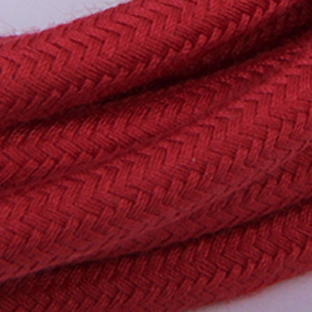 Dusty Dark red cable per m.