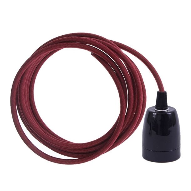 Mulberry cable 3 m. w/black porcelain