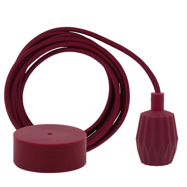 Bordeaux cable 3 m. w/bordeaux Plisse