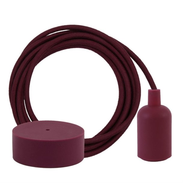 Dusty Bordeaux cable 3 m. w/bordeaux New