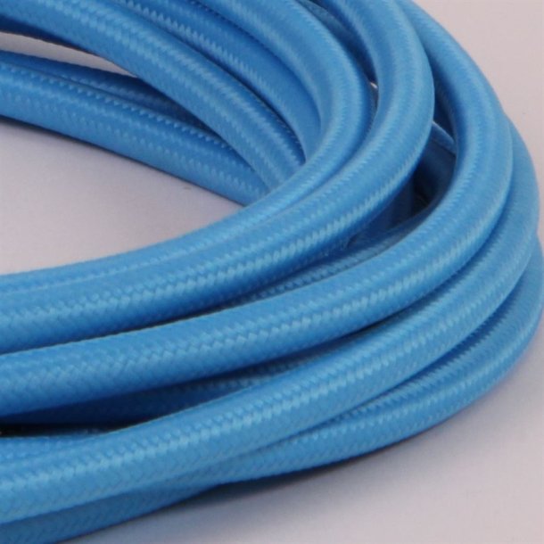 Clear blue cable per m.