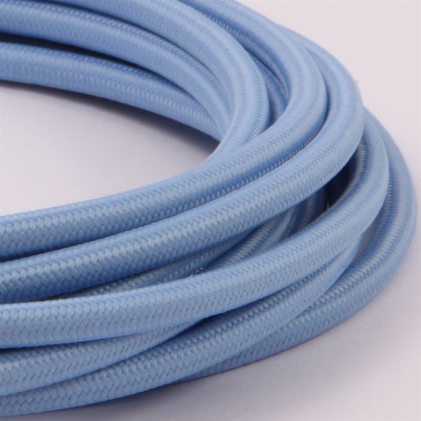 Pale blue cable per m.