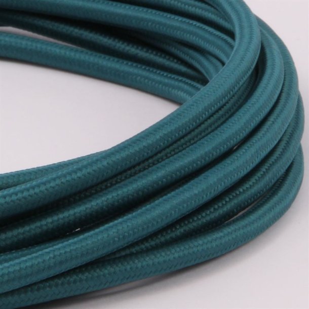 Petrol green cable per m.