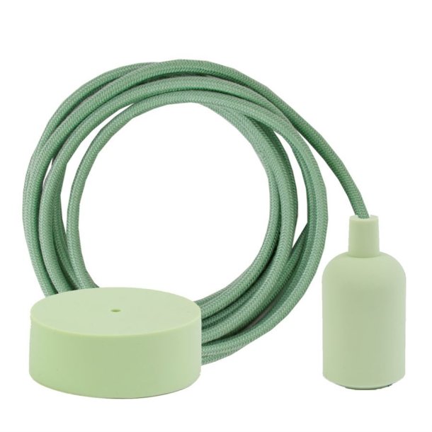 Dusty Apple green cable 3 m. w/pale green New