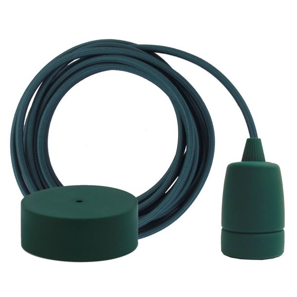 Bottle green cable 3 m. w/dark green Copenhagen