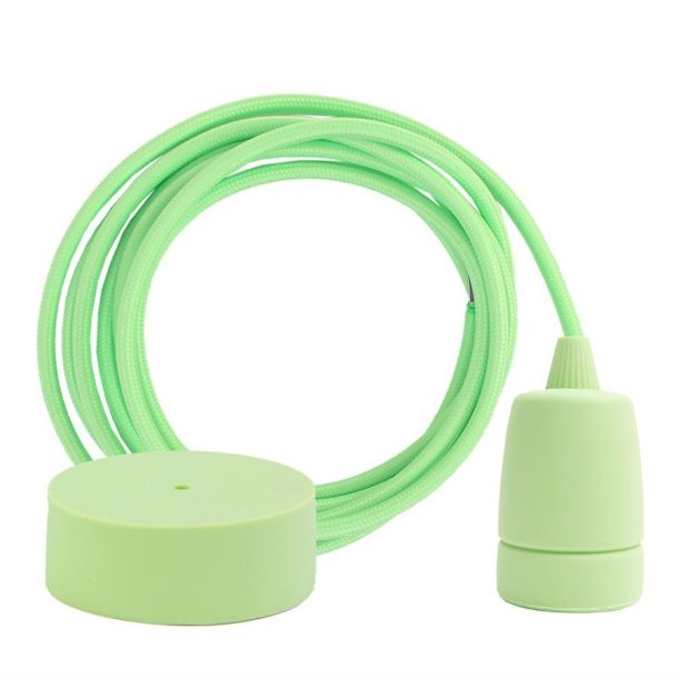 Spring green cable 3 m. w/pale green Copenhagen