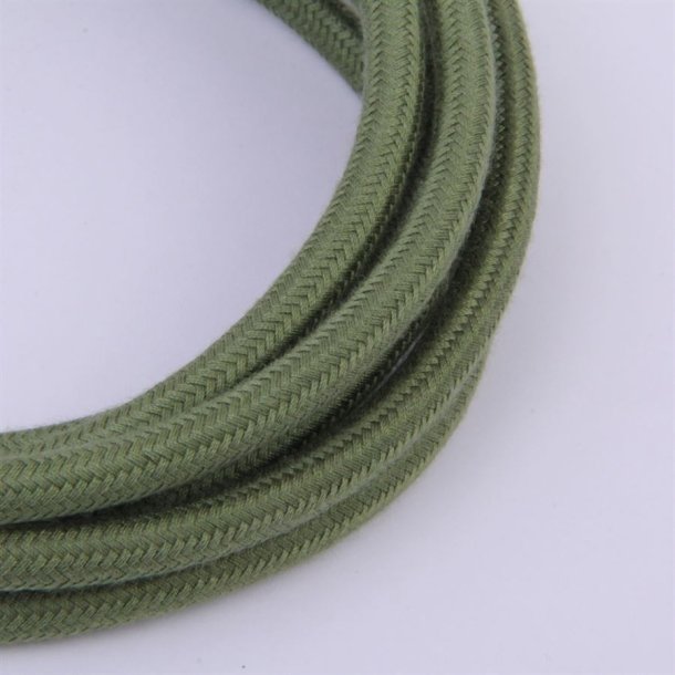 Dusty Army green cable 3 m.