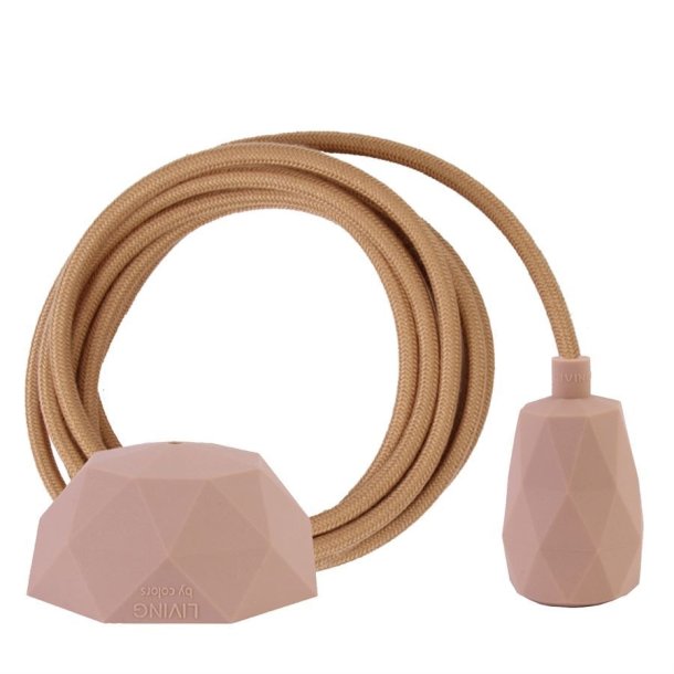 Dusty Latte cable 3 m. w/nude Facet