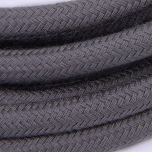 Dusty Dark grey cable per m.