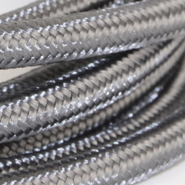 Dark silver cable per m.