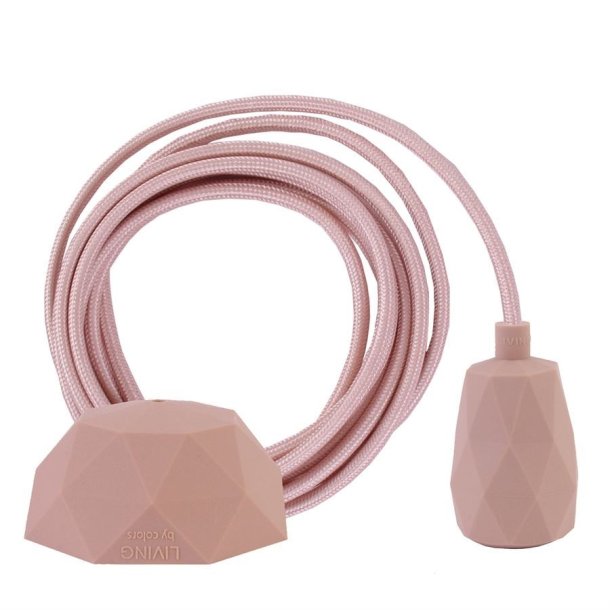 Pale copper cable 3 m. w/nude Facet