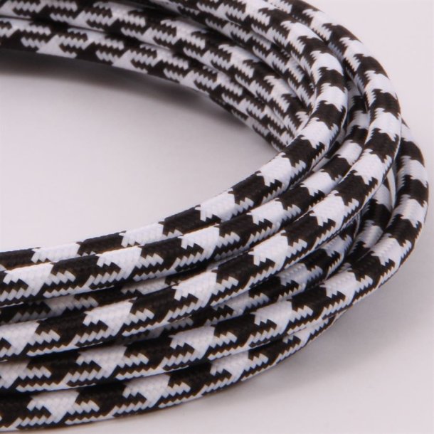 Black Square cable per m.