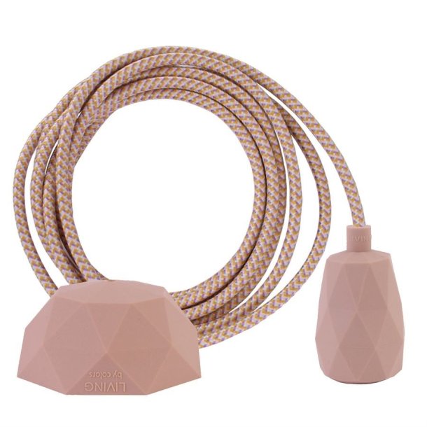 Pastel Mix cable 3 m. w/nude Facet