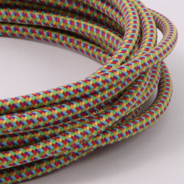 Rainbow Mix cable per m.