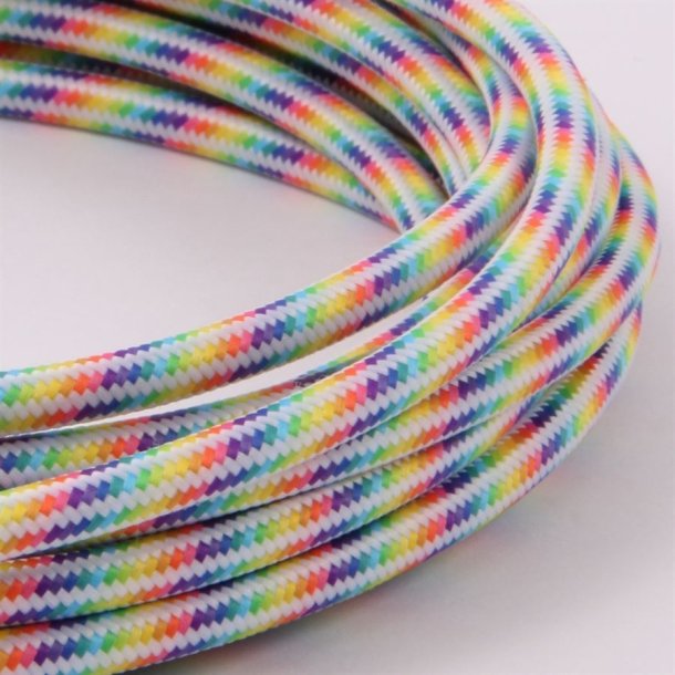 White Rainbow cable per m.