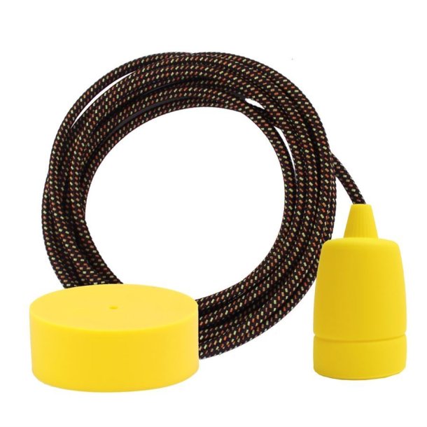 Warm Mix cable 3 m. w/yellow Copenhagen