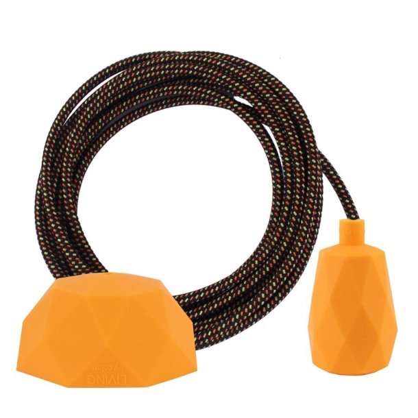 Warm Mix cable 3 m. w/sunflower Facet