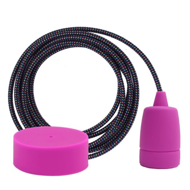 Cold Mix cable 3 m. w/hot pink Copenhagen