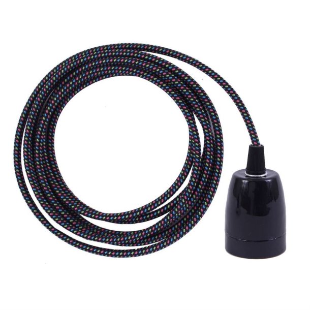 Cold Mix cable 3 m. w/black porcelain