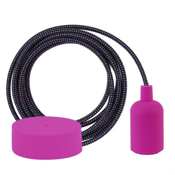 Cold Mix cable 3 m. w/hot pink New