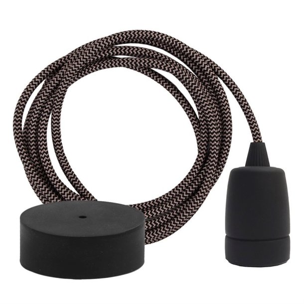 Copper Snake cable 3 m. w/black Copenhagen