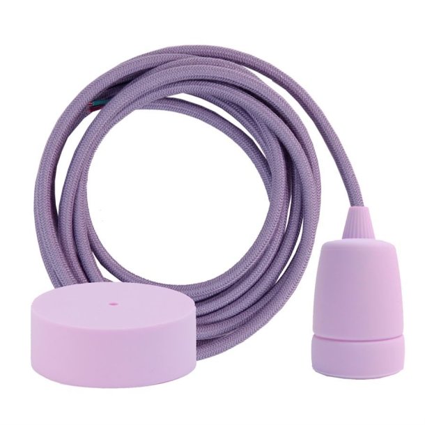 Dusty Lilac cable 3 m. w/lilac Copenhagen