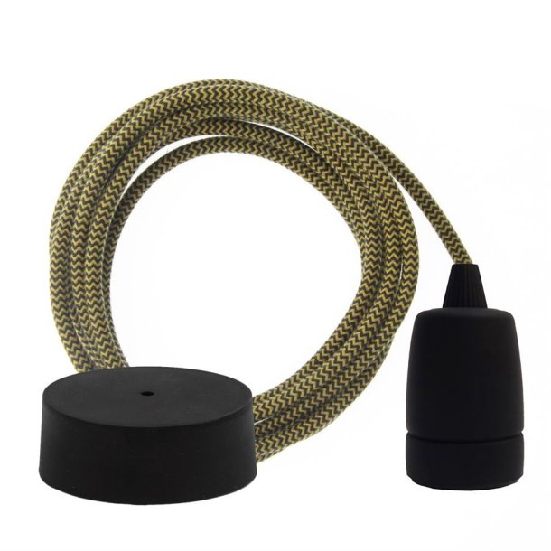 Dusty Curry Snake cable 3 m. w/black Copenhagen