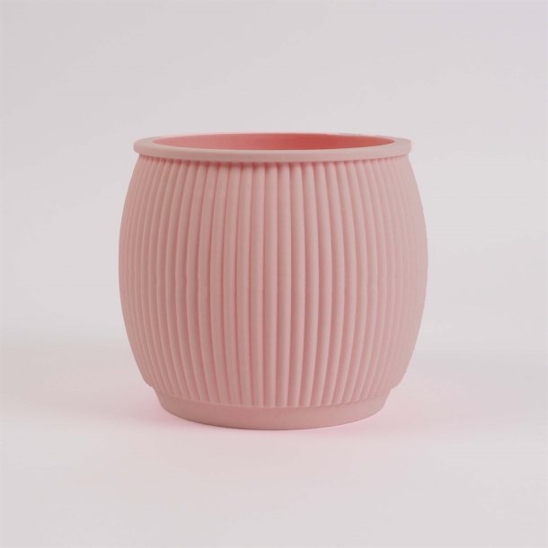 Chubby flowerpot Pale rose