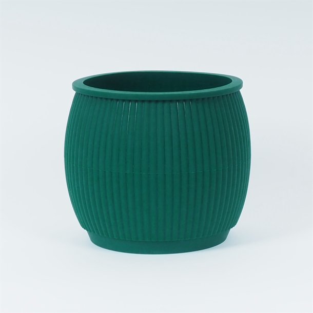 Chubby flowerpot Dark green