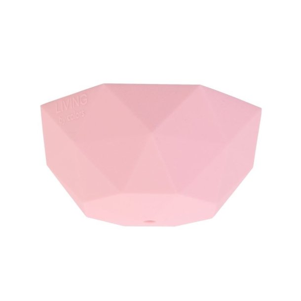 Pale pink silicone ceiling cup Facet