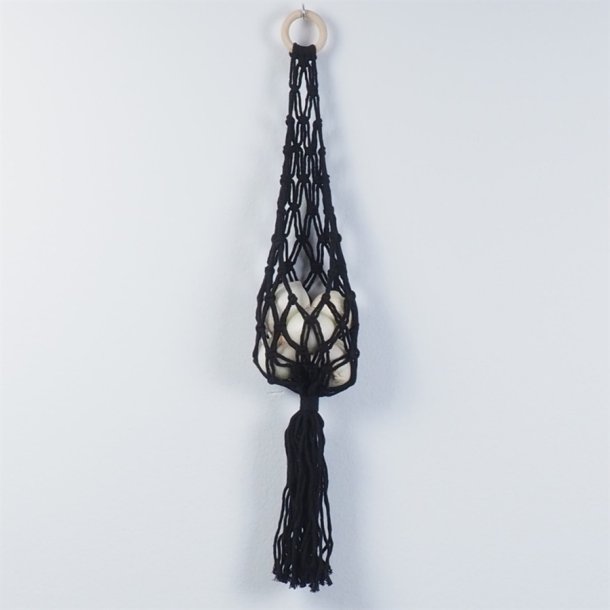 Macrame basket Black