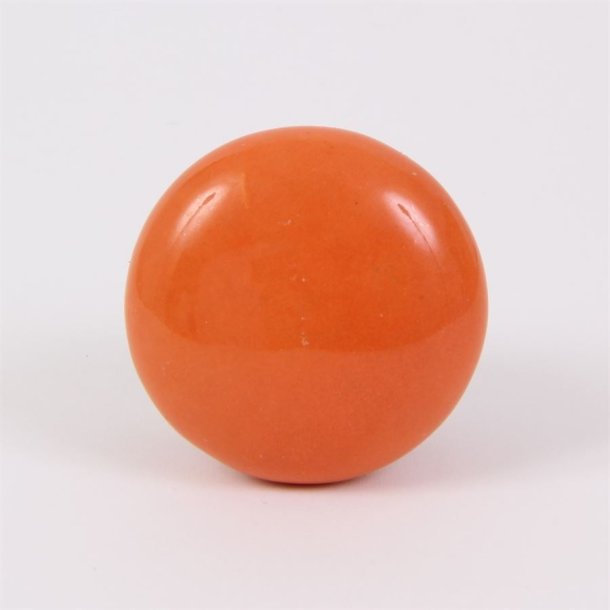 Orange flat knob