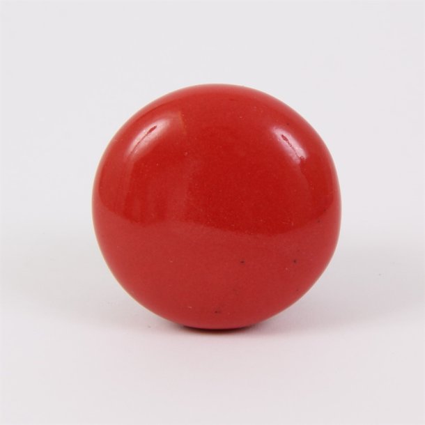 Red flat knob