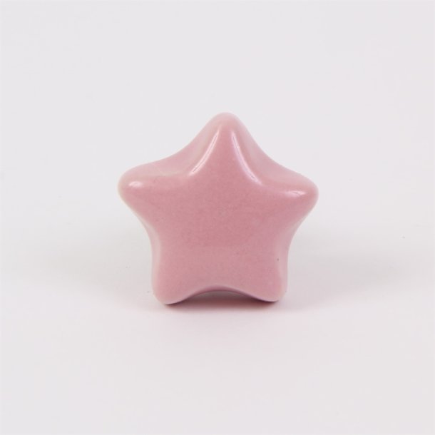 Pink star knob