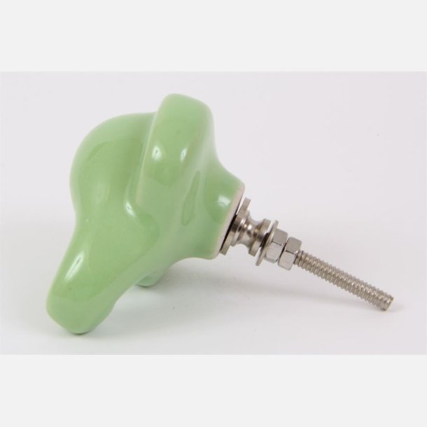 Green elephant knob