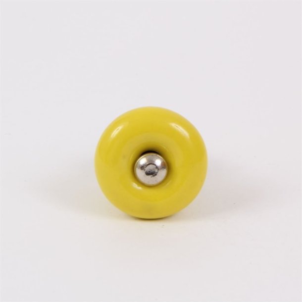 Yellow classic knob