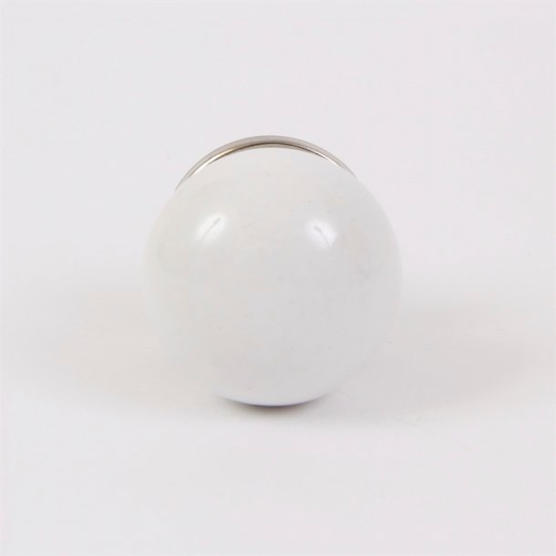 White round knob