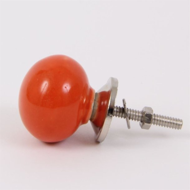 Orange round knob