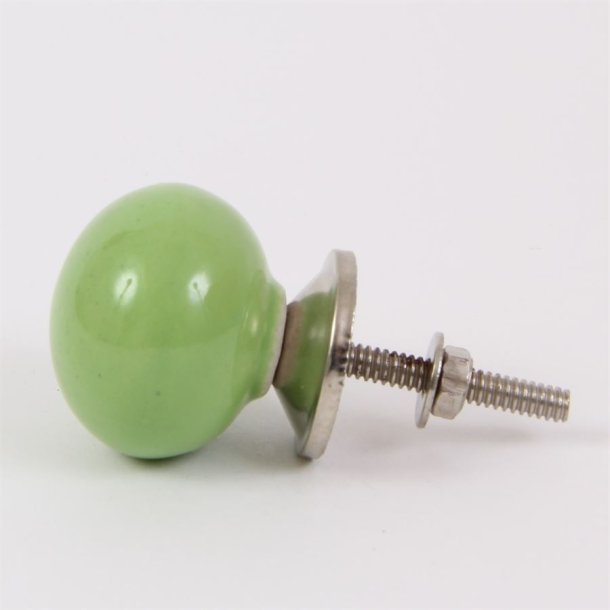 Green round knob