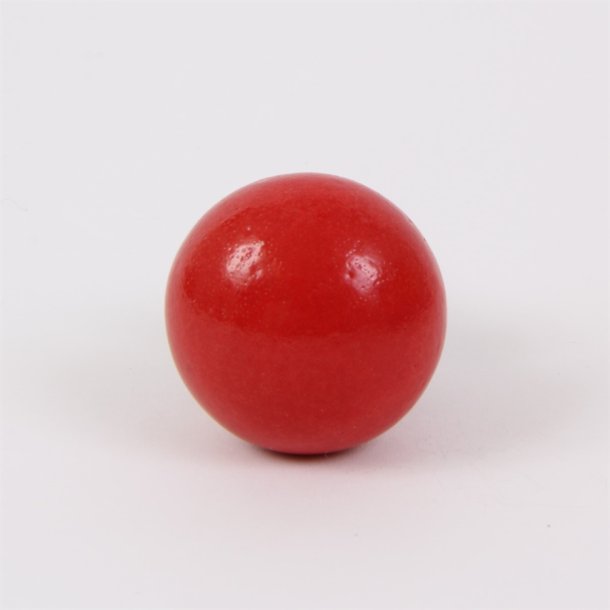 Red round knob