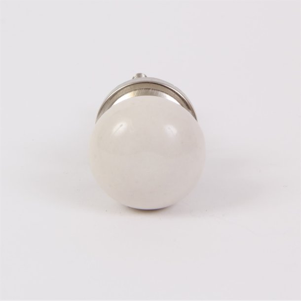 White round knob