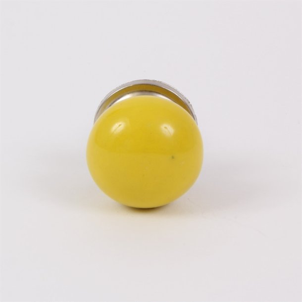 Yellow round knob